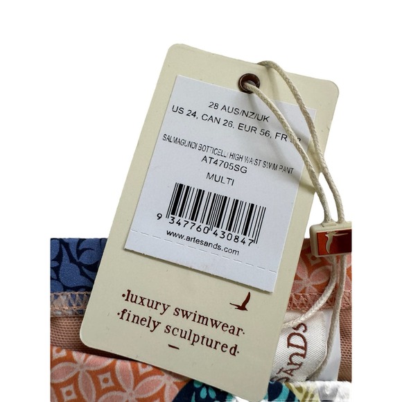 ArteSands Bikini Bottoms Salmagundi Botticelli High Waist Swim Pant NWT - Picture 5 of 10